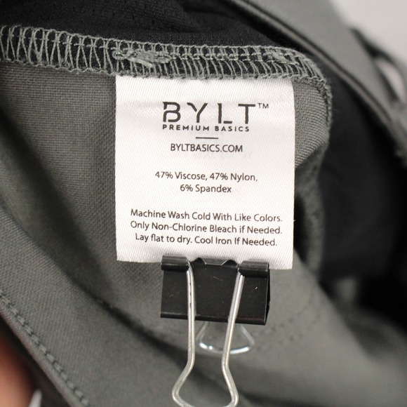 BYLT Everyday Pant 2.0 Slim Fit Mens Size 33x30 Gray Stretch - Picture 8 of 12